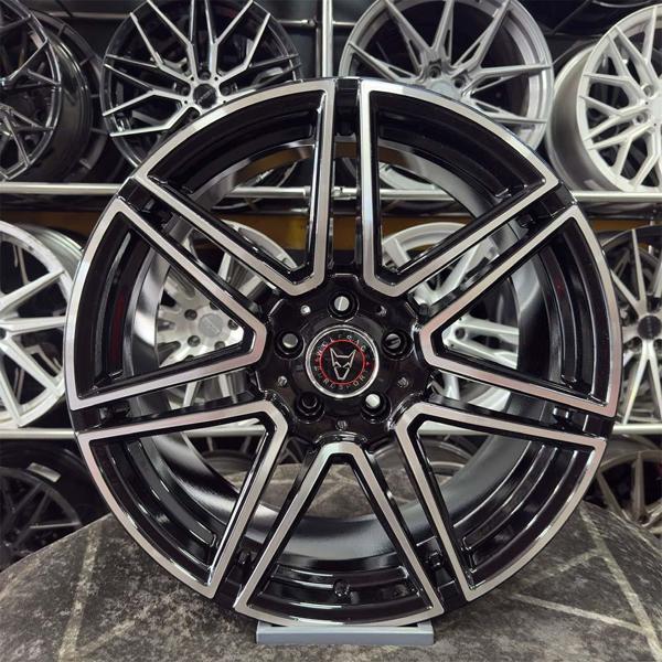 19 inç 5x112 Mercedes E200 C200 Siyah Elmas Kesim Jant Modeli (4 Adet) - Image 1