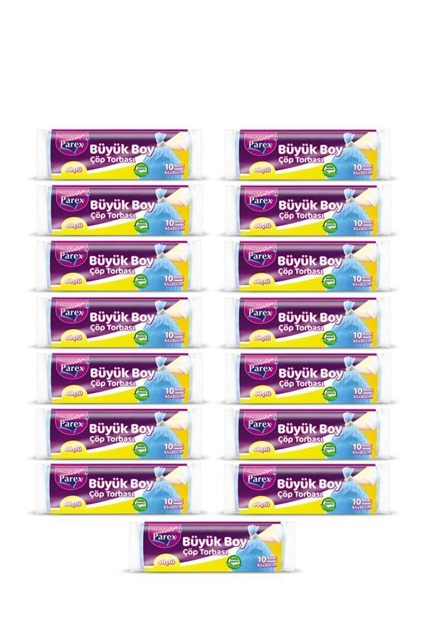Güçlü Çöp Torbası Büyük Boy 10'lu 65 x 80 cm 15 Paket - Image 1