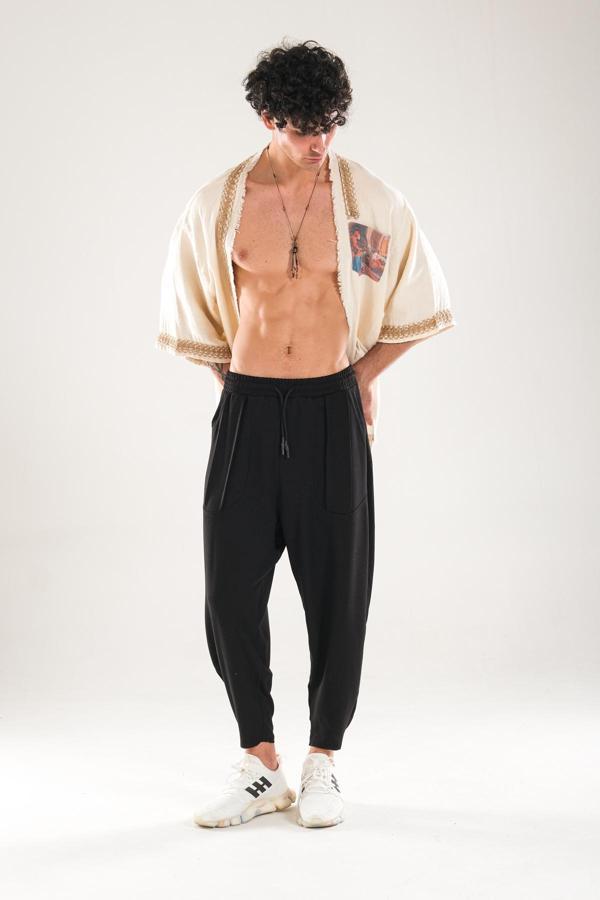 Halat Detaylı Tasarım Kimono - Image 1