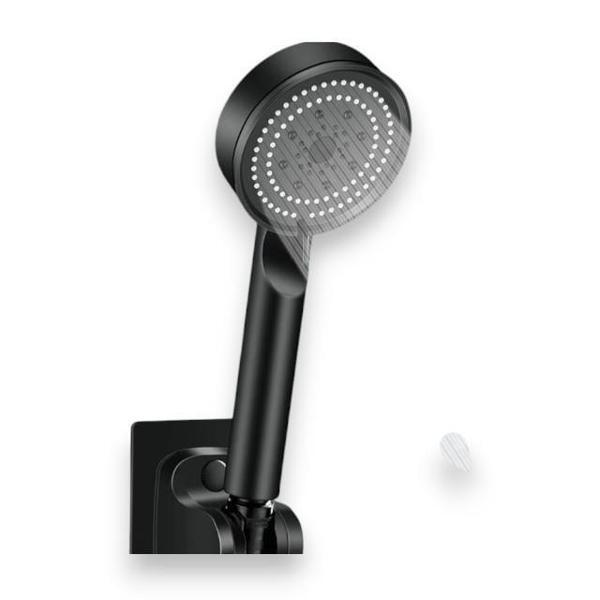 Sardıcı Turbo Fan 5 Fonksiyonlu Su Tasarruflu Duş Başlığı Siyah - Image 1