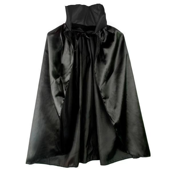 Siyah Renk Yakalı Halloween Pelerini 90 cm - Image 1