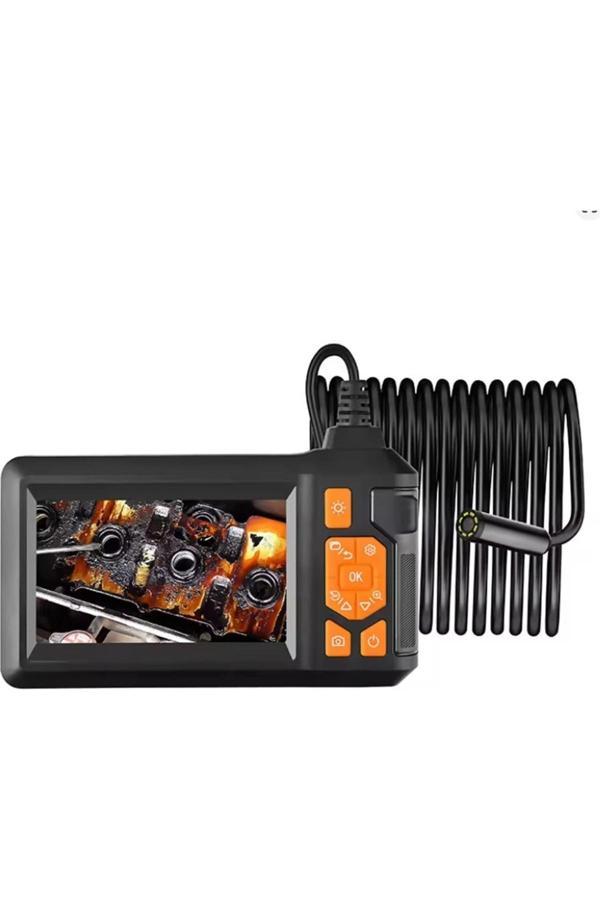 Endüstriyel endoskop 4.3 IPS 3 Kameralı kanalizasyon kamera IP67 su geçirmez yılan kamera 8 LED - Image 1