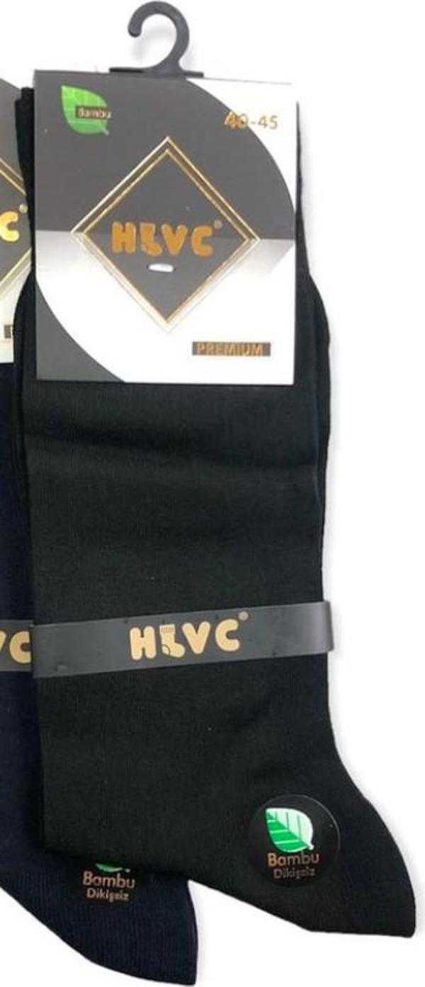 Fırsattan Helvacı Bambu Çorap Premium Dikişsiz ve Parfümlü Siyah Renk 3 Lü Paket - Image 1