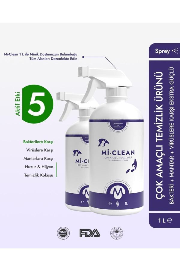 Kedi Köpekler Için Çok Amaçlı Temizlik Ürünü Mi-Clean 1L - Image 1