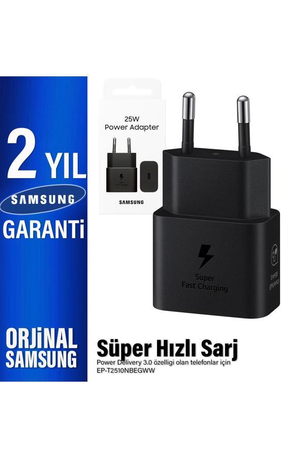 Samsung Ep-T2510N Type C Şarj Aleti 25W Süper Hızlı Type-C Şarj Adaptörü (Samsung Türkiye Garantili) - Image 1