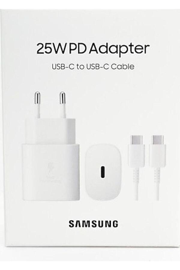 Samsung A73/A53/A33 25W Type-C Sarj Seti / Orjinal Adaptör + Kablo ( Türkiye Garantili) - Image 1