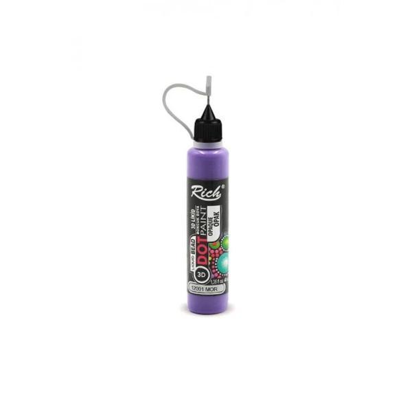 Supertrend 3D Dot Mandala Boyası 40 cc. MOR - Image 1