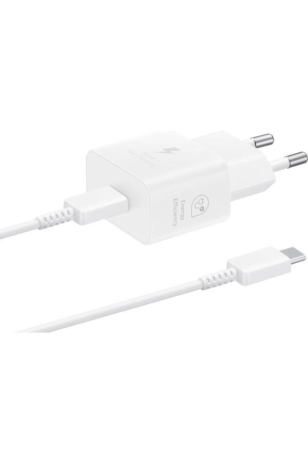 Samsung T2510X 25W Şarj Adaptörü Ve Usb-C Kablo Seti - Beyaz - Image 1