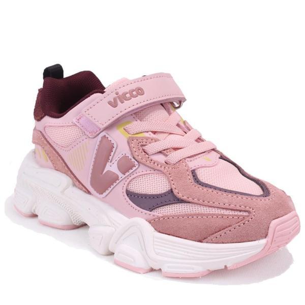 Vicco Wild 346F25K200 Pudra Ortopedik Günlük Kız Çocuk Spor Ayakkabı - Image 1