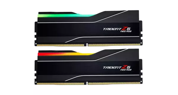 GSKILL Trident Z5 NEO RGB 48GB (2x24GB) 8000MHz CL40 DDR5 Gaming Ram (F5-8000J4048G24GX2-TZ5NR) - Image 1