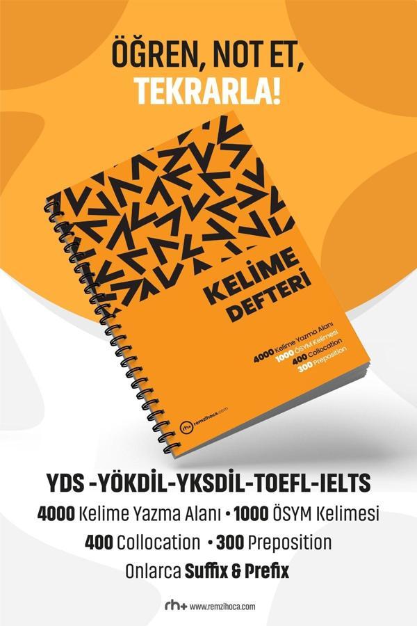 Ingilizce Kelime Defteri - Yds Kelime Defteri - Yökdil Kelime Defteri - Yksdil Kelime Defteri - RH Pozitif Yayınları - Image 1