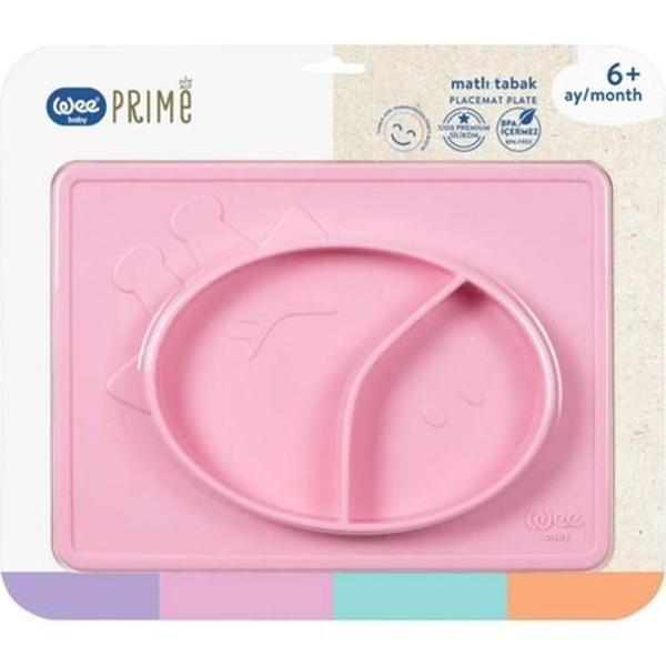 Wee Baby Prime 925 Matlı Tabak 6Pembe + Ay-8690797109257 - Image 1
