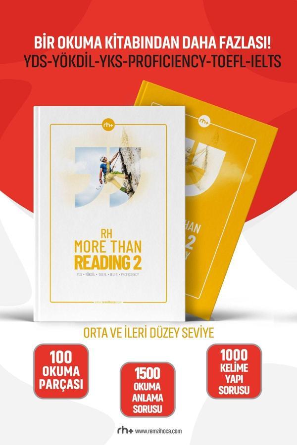 More Than Reading 2 - Ingilizce Okuma Kitabı - Yds / Yökdil / Ydt / Ielts - RH Pozitif Yayınları - Image 1