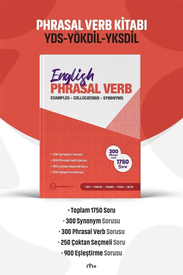 Phrasal Verb Kitabı - Yds / Yökdil / Ydt - 300 Adet Pf - 1750 Adet Soru - RH Pozitif Yayınları - Image 1