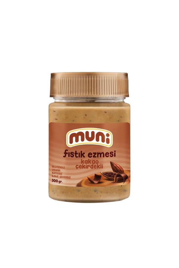 Muni Kakao Çekirdekli Fıstık Ezmesi, 300 G - Image 1