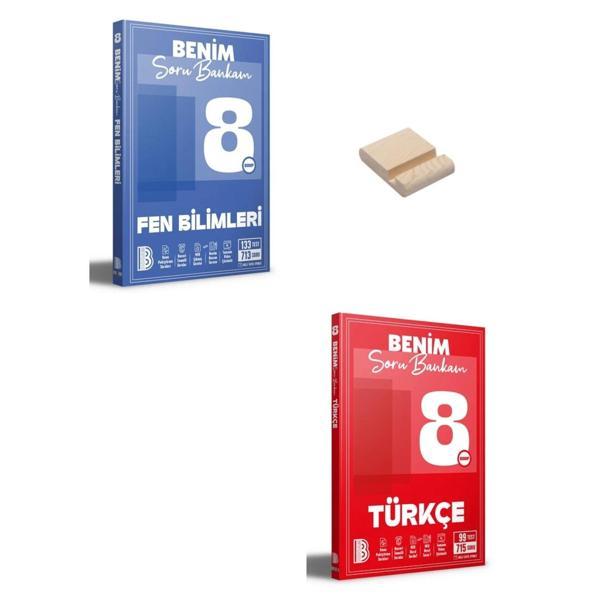 LGS 8. Sınıf Benim Hocam Fen Bilimleri ve Türkçe Soru Bankası + Telefon Standı - Benim Hocam Yayınları - Image 1