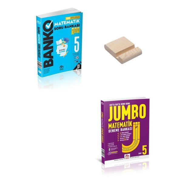 5. Sınıf Banko - Jumbo Matematik Soru Bankası ve Deneme + Telefon Standı - Model Eğitim Yayınları - Image 1