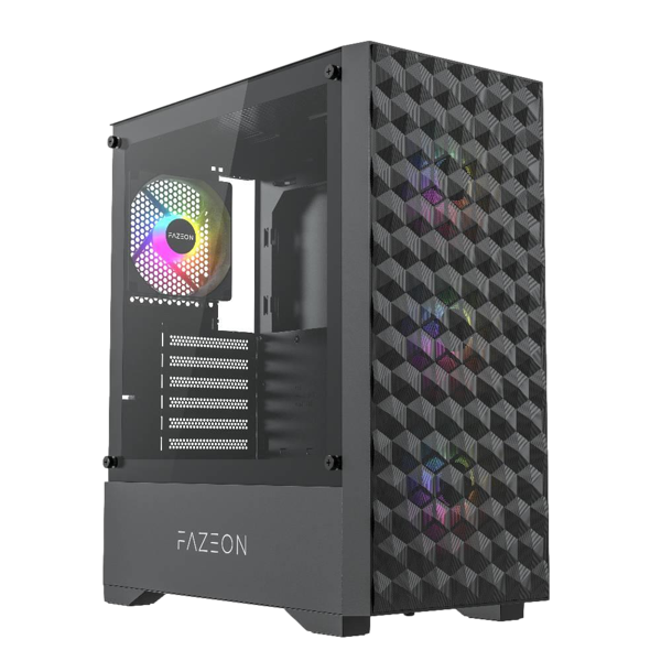 FAZEON F6 650W 80+ Bronze Tempered Glass Mesh 4x ARGB Fanlı USB 3.0 ATX Bilgisayar Kasası - Image 1