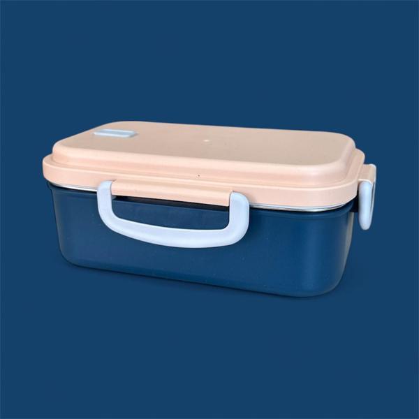 Fixpoint Paslanmaz Çelik Yemek Saklama ve Taşıma Kabı Lacivert 450 ml - Image 1