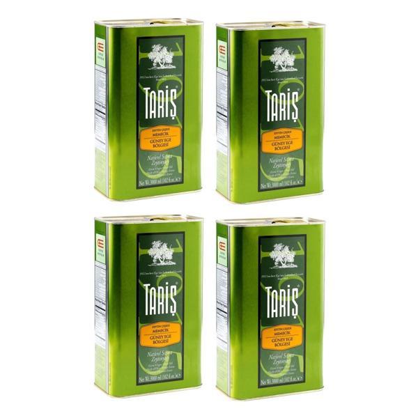 Tariş Güney Ege Natürel Sızma Zeytinyağı 3000 ml x 4 Adet - Image 1