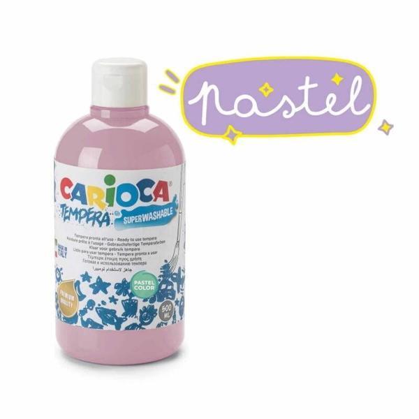 Supertrend Tempera Yıkanabilir Poster Boya 500 ml. PASTEL PEMBE - Image 1