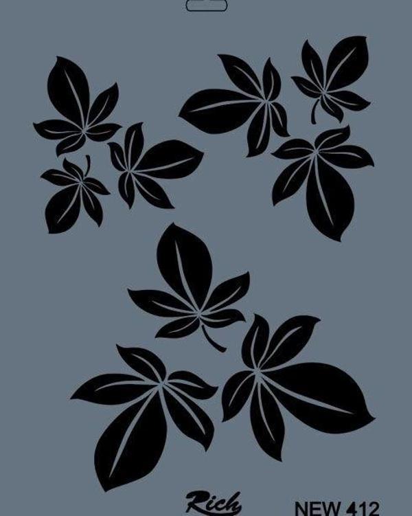 Supertrend Stencil Boyama Şablonu 25x35 cm. NEW-412 - Image 1