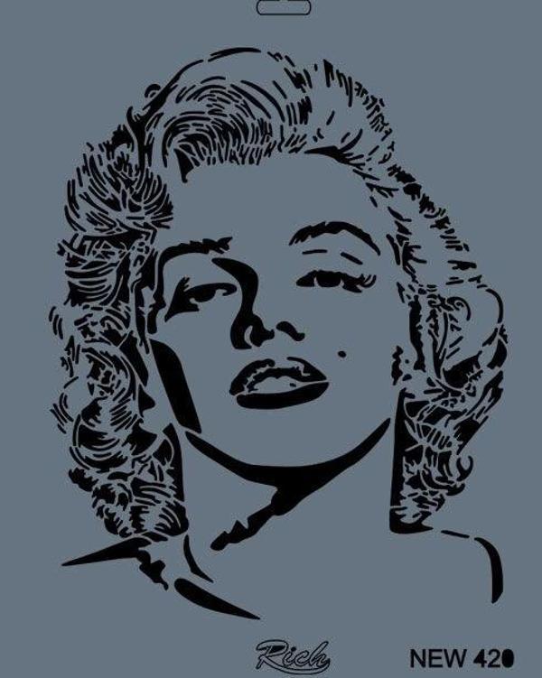Supertrend Stencil Boyama Şablonu 25x35 cm. NEW-420 - Image 1
