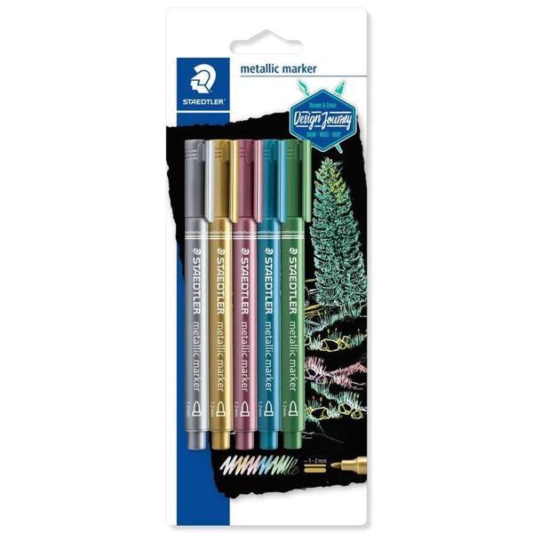 Supertrend Metallic Marker Seti 5 Renk - Image 1