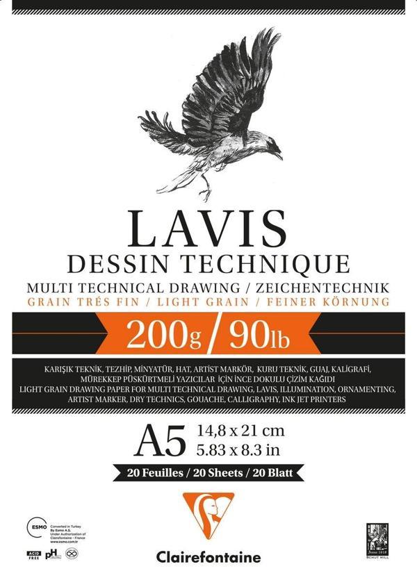 Supertrend Lavis Multi Teknik Eskiz Çizim Defteri 200 gr. A5 20 yp. - Image 1