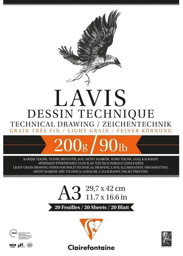 Supertrend Lavis Multi Teknik Eskiz Çizim Defteri 200 gr. A3 20 yp. - Image 1