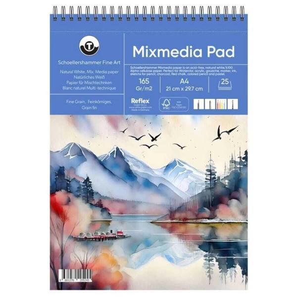 Supertrend Mix Media Pad Çok Amaçlı Eskiz Çizim Defteri 165 gr. A4 25 yaprak - Image 1