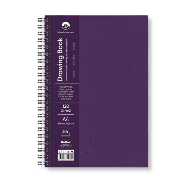 Supertrend Drawing Pad Sert Kapak Eskiz Çizim Defteri 120 gr. A4 54 yaprak MOR - Image 1