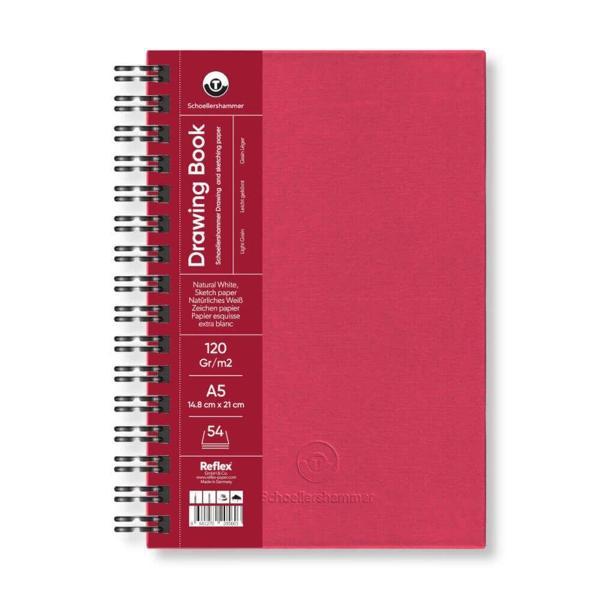 Supertrend Drawing Pad Sert Kapak Eskiz Çizim Defteri 120 gr. A5 54 yaprak BORDO - Image 1