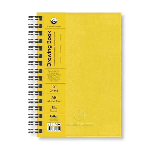 Supertrend Drawing Pad Sert Kapak Eskiz Çizim Defteri 120 gr. A5 54 yaprak SARI - Image 1