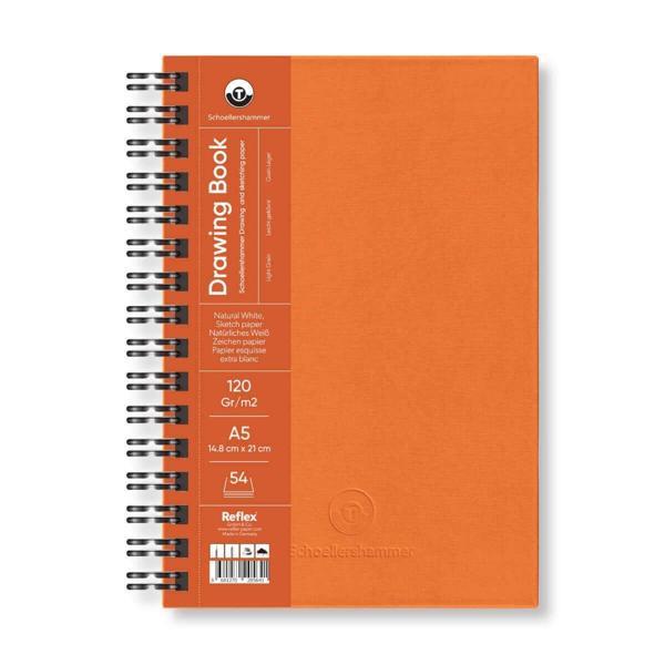 Supertrend Drawing Pad Sert Kapak Eskiz Çizim Defteri 120 gr. A5 54 yaprak TURUNCU - Image 1