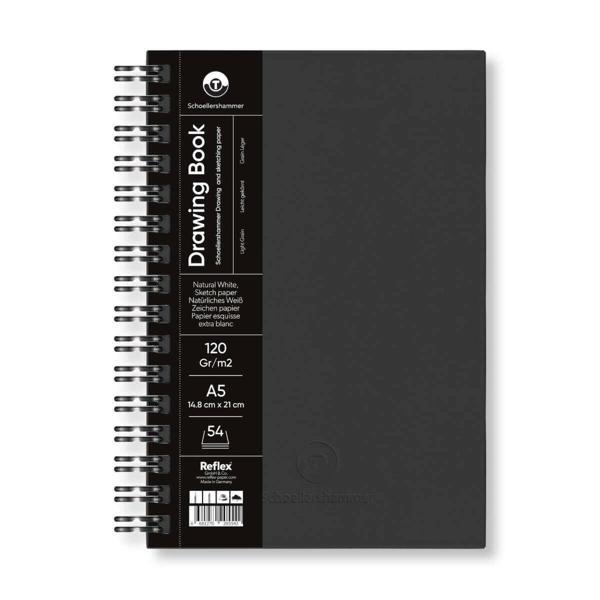 Supertrend Drawing Pad Sert Kapak Eskiz Çizim Defteri 120 gr. A5 54 yaprak SİYAH - Image 1