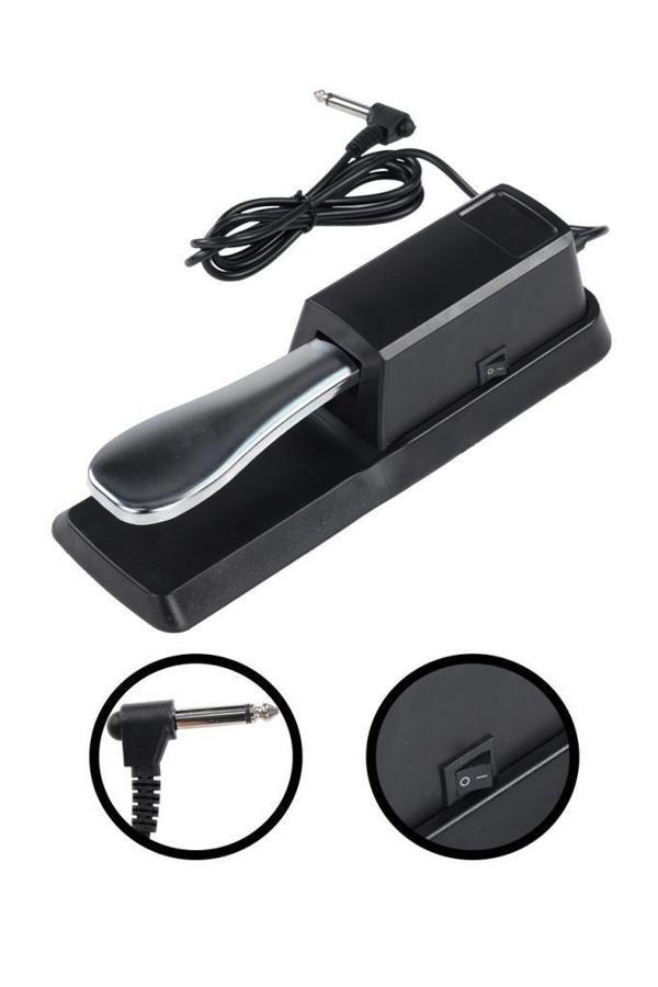 Maxword PP-05M Sustain Pedalı (6.35mm Sustain Çıkışı Olan Tüm Ürünlerle Uyumlu) - Image 1