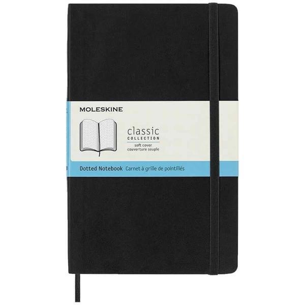 Supertrend Yumuşak Kapak Noktalı Defter L Boy 13x21 cm. 192 Sayfa Siyah - Image 1