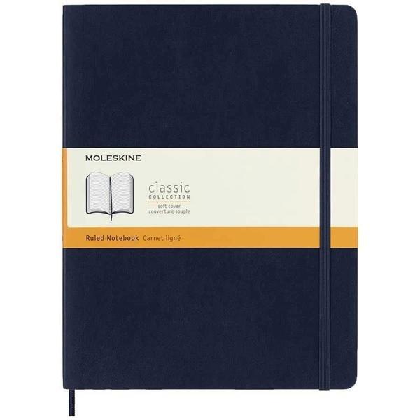 Supertrend Yumuşak Kapak Çizgili Defter XL Boy 19x25 cm. 192 Sayfa Safir Mavi - Image 1