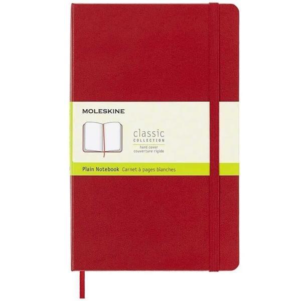 Supertrend Sert Kapak Çizgisiz Defter L Boy 13x21 cm. 240 Sayfa Scarlet Kırmızı - Image 1