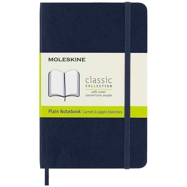 Supertrend Yumuşak Kapak Çizgisiz Defter Cep Boy 9x14 cm. 192 Sayfa Safir Mavi - Image 1