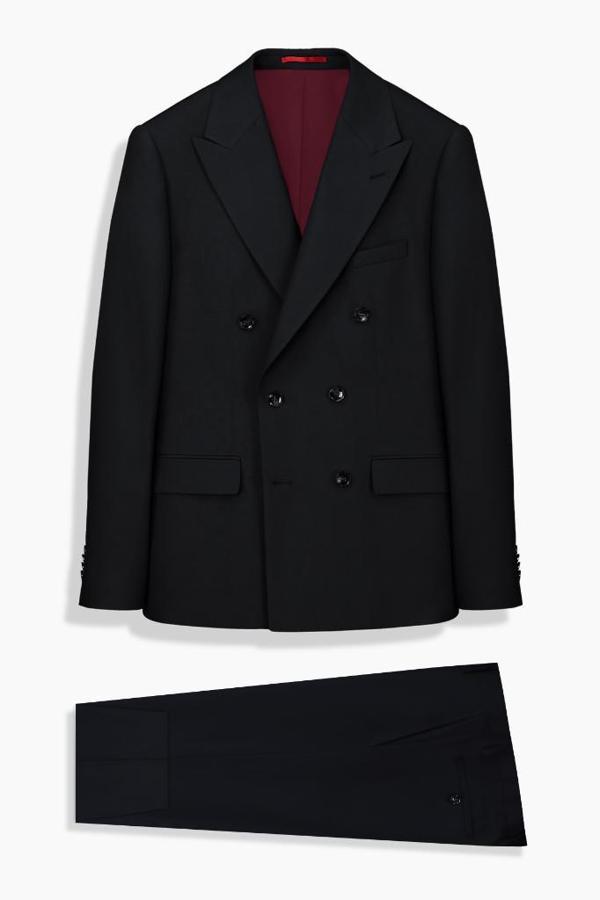 Moneta Slim Fit Siyah Takım Elbise - Image 1