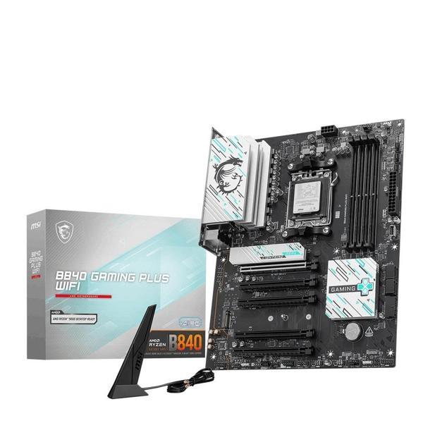 Msı B840 Gaming Plus Wifi 8000MHz (OC) DDR5 Soket AM5 M.2 HDMI ATX Anakart - Image 1