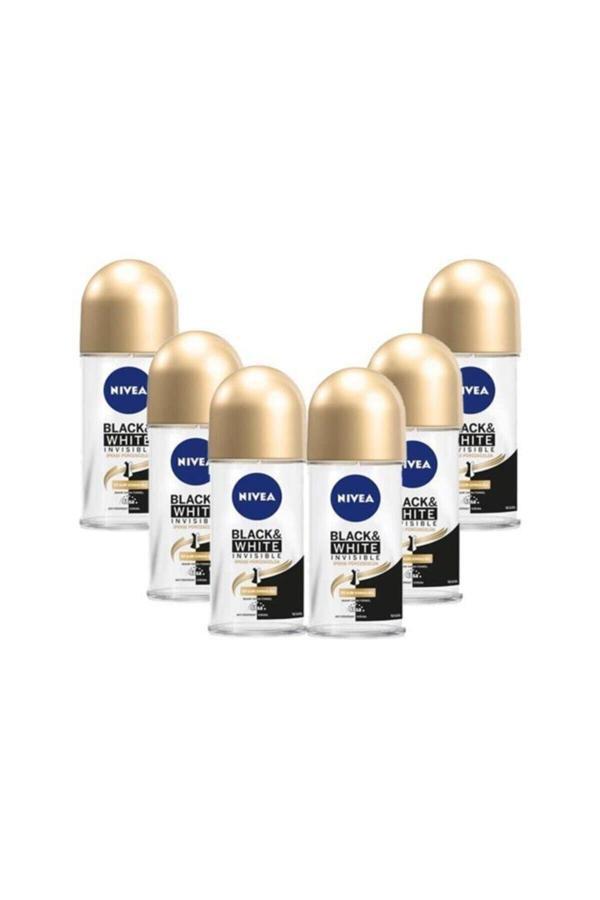Invisible Black&white Ipeksi Pürüzsüzlük Roll On 50 ml*6 Adet Paket - Image 1