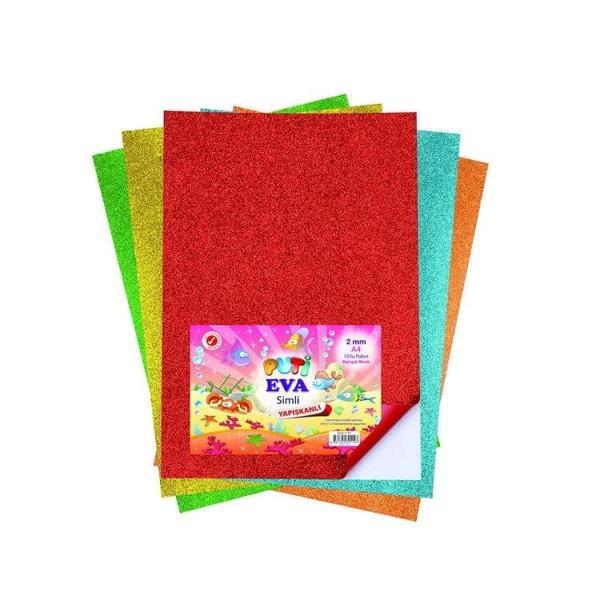 Supertrend A4 Simli Yapışkanlı Eva 10 Renk - Image 1