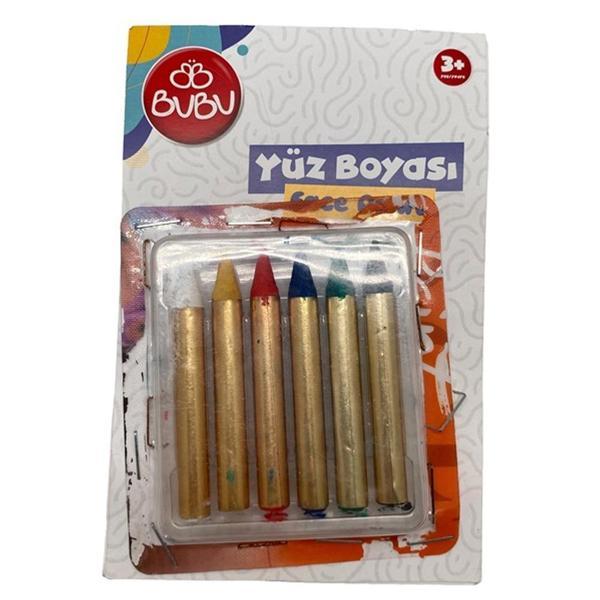 Bu-Bu Yüz Boyası 6 Renk Yuz001 - Image 1