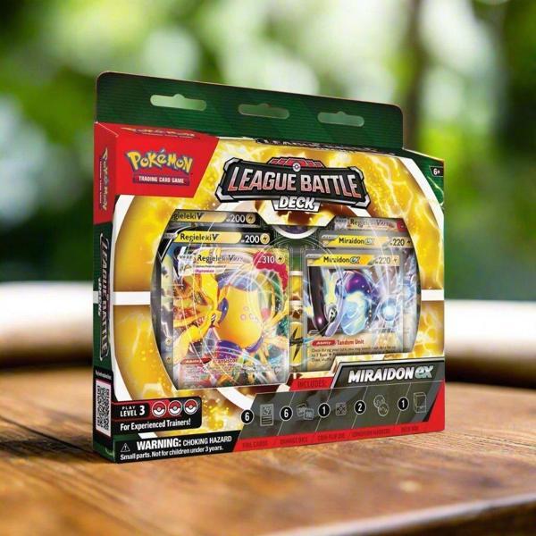 Pokemon Kart League Battle Deck N23 Miraidon Ex Ve Regieleki Vmax 60 Kart Zarlar Kutu Online Kod - Image 1
