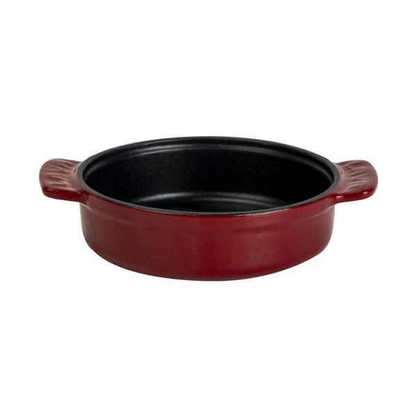 Yuvarlak Güveç Kabı Döküm Demir Yekpare Çift Kulplu Çap(Ø)14cm. - Image 1