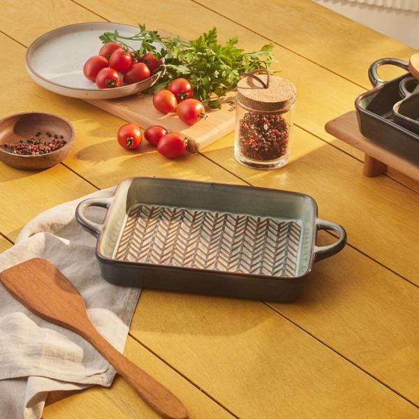 Karaca Culina Reaktif Fırın Kabı Gri 31 cm - Image 1