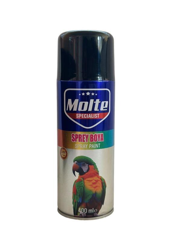Molte Specialist Sprey Boya Mat Siyah 400ML - RAL9004 - Image 1